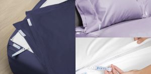 QuickZip Fitted Sheet Percale